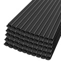 Csomag 50 darab PVC rögzítő klipsz, belátásgátló, 19 cm belátásgátló csíkok dupla rúd