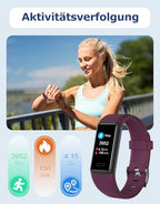 Cloudpoem fitnesz karkötő pulzus- és alvásfigyelővel lépésszámláló, kalóriaszámláló