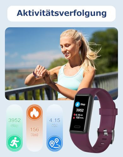 Cloudpoem fitnesz karkötő pulzus- és alvásfigyelővel lépésszámláló, kalóriaszámláló