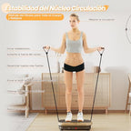 Dripex vibrációs platform, 99 szint, 5 edzésprogram, Bluetooth hangszóró, LCD