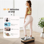 Dripex vibrációs platform, 99 szint, 5 edzésprogram, Bluetooth hangszóró, LCD