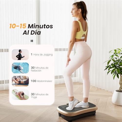Dripex vibrációs platform, 99 szint, 5 edzésprogram, Bluetooth hangszóró, LCD