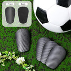 NQEUEPN mini futball sípcsontvédő, 8 x 5 cm, védőfelszerelés, 4 darabos, fekete