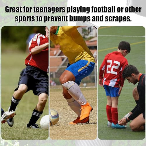 NQEUEPN mini futball sípcsontvédő, 8 x 5 cm, védőfelszerelés, 4 darabos, fekete