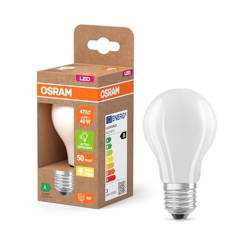 Osram LED Superstar Classic LED-lámpa A 40 2,2 W, 470 lm, E27 foglalat, 2700 K, 60 mm