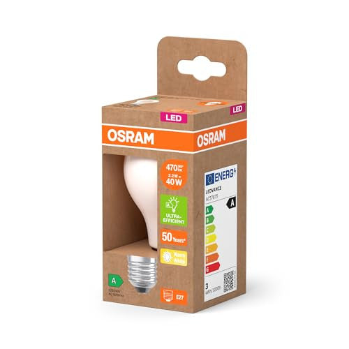 Osram LED Superstar Classic LED-lámpa A 40 2,2 W, 470 lm, E27 foglalat, 2700 K, 60 mm