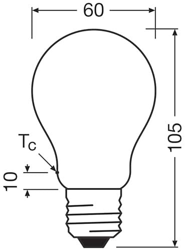 Osram LED Superstar Classic LED-lámpa A 40 2,2 W, 470 lm, E27 foglalat, 2700 K, 60 mm