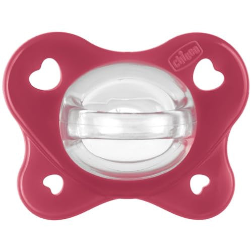 Chicco Gommotto Dual Soft szilikon cumi 16-36 hónap, kétszínű, 2 darabos, lány