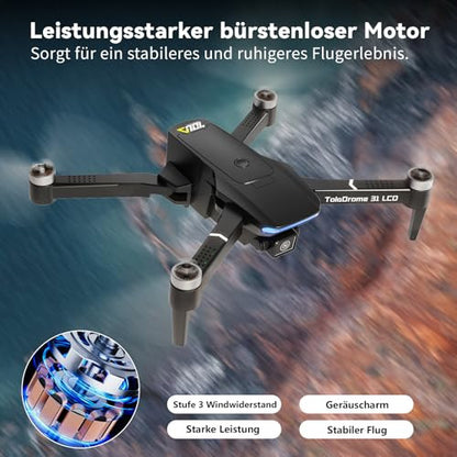 Toladrone TD31LCD drón kamerával LCD kijelző, digitális képátvitel, távirányító, kefe
