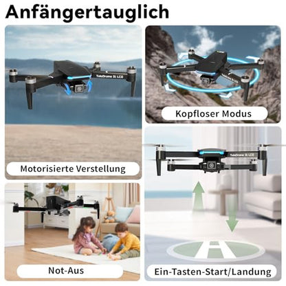 Toladrone TD31LCD drón kamerával LCD kijelző, digitális képátvitel, távirányító, kefe