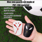 4 darabos mini sípcsontvédő futball, 8 x 5cm futball-sípcsontvédő játékosfelszerelés