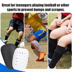 1 pár mini sípcsontvédő futball + 1 pár légáteresztő sípcsontvédő kényelmes, kis