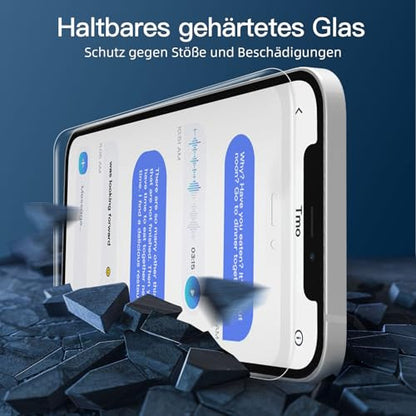 NEW'C 3 darabos edzett üveg iPhone 12/12 Pro 6,1 hüvelyk, 28 fokos betekintési szög