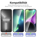 NEW'C 3 darabos edzett üveg iPhone 13 Pro Max, iPhone 14 Plus 6,7 hüvelyk adatvédelmi