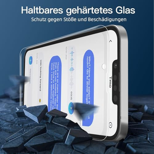 NEW'C 3 darabos edzett üveg iPhone 13 Pro Max, iPhone 14 Plus 6,7 hüvelyk adatvédelmi