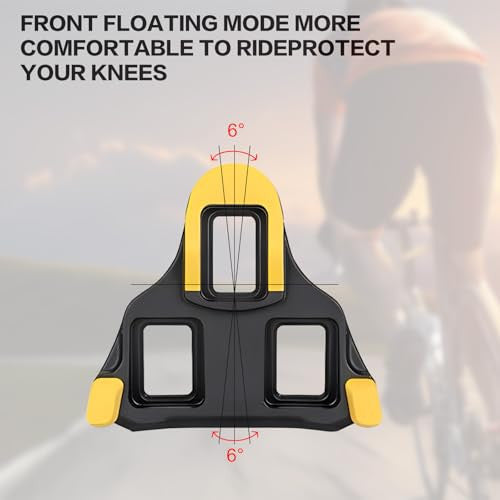 LPZMPZ kerékpár stopli pedál Shimano kompatibilis sárga