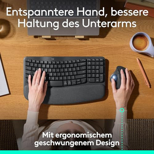 Logitech ERGO M575S vezeték nélküli trackball egér grafit