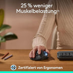 Logitech ERGO M575S vezeték nélküli trackball egér grafit