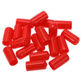 ABSOPRO kerékanya védőkupakok 19mm piros, 20 darabos