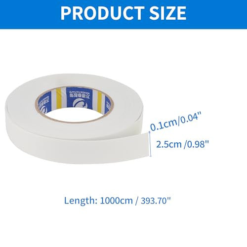 ABSOPRO javítószalag habosított EVA fehér 1000x2.5x0.1cm, 1 darabos