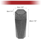 ABSOPRO autós szemetes strasszos hordozható 3,5" hossz, 3,1" szélesség, 7,9"