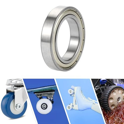 ABSOPRO 6908Zz mélyhornyú golyóscsapágy P6 40x62x12mm, kenve, dupla fém tömítés