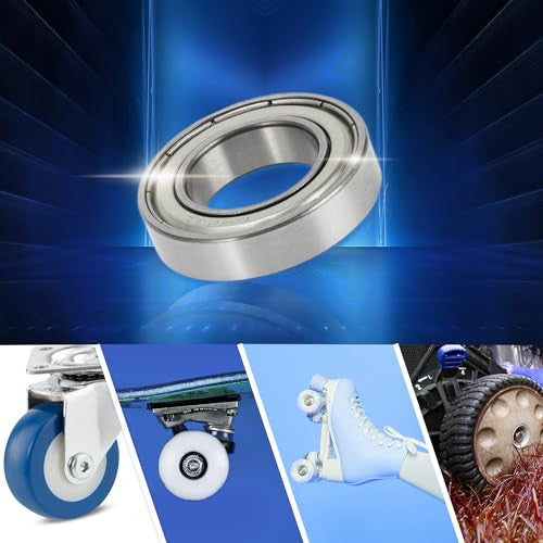 ABSOPRO 6903Zz mélyhornyú golyóscsapágy P6 17x30x7mm kenve, dupla fém tömítés, ezüst