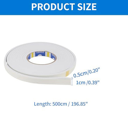 ABSOPRO 0,39"x0,20"x16,40ft javítószalag 1 darabos, fehér