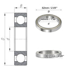 ABSOPRO 6808Zz mélyhornyú golyóscsapágy P6 40x52x7mm, kenve, dupla fém tömítés