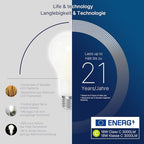 FLSNT E27 csavaros izzó 18W A70 LED 5000K, 2 darabos