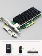 GLOTRENDS ST7215 1-port 10Gb RJ45 ethernet hálózati kártya Intel X540 vezérlő, PCIE
