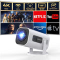 Polocsh Mini projektor, Full HD1080P, 4K, Android 11.0, hordozható projektor WLAN6