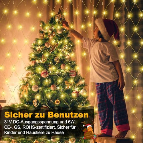 Laybasic LED fényháló, kültéri 6x4m, IP44 vízálló, időzítővel