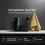 Black Sweden Home® mosogató rendező műkőből fekete