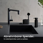 Black Sweden Home® mosogató rendező műkőből fekete