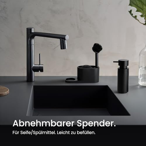 Black Sweden Home® mosogató rendező műkőből fekete