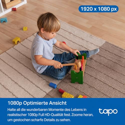Tapo C201 360° WiFi beltéri kamera 1080P éjjellátó, mozgásérzékelés, kétirányú hang - outlet termék