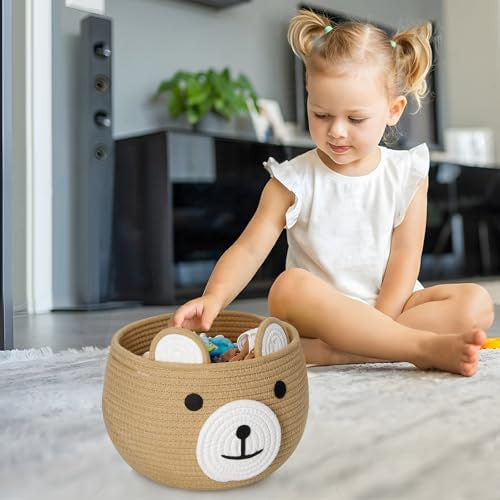 PandaEar babakosár pamutfonálból