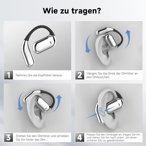 EUQQ A3 vezeték nélküli fülhallgató fülkampóval