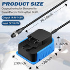Daiwa Shimano horgász orsó akkumulátor adapter Bosch 18V PBA kompatibilis, 14.4V