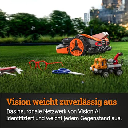 WORX Landroid Vision M550 robotfűnyíró 550 m?-ig, határolókábel nélkül, WiFi &