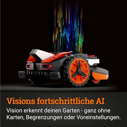 WORX Landroid Vision M550 robotfűnyíró 550 m?-ig, határolókábel nélkül, WiFi &