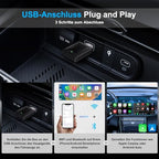Quilted Northern Wireless Carplay Adapter 2 az 1-ben CarPlay/Android Auto Type-C
