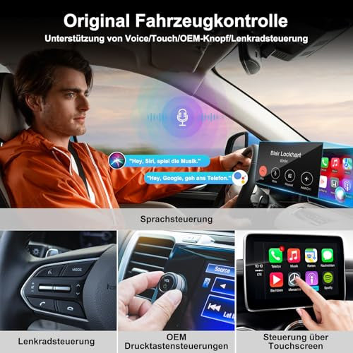 Quilted Northern Wireless Carplay Adapter 2 az 1-ben CarPlay/Android Auto Type-C