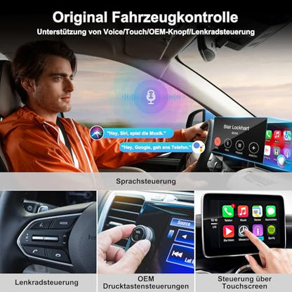 Quilted Northern Wireless Carplay Adapter 2 az 1-ben CarPlay/Android Auto Type-C