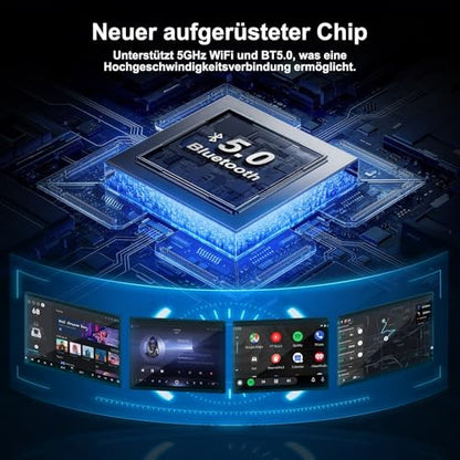 Quilted Northern Wireless Carplay Adapter 2 az 1-ben CarPlay/Android Auto Type-C