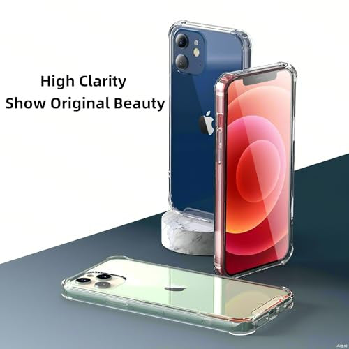 Totill iPhone 12 Mini tok, 1 darab telefontok 3 darab edzett üveggel, puha TPU