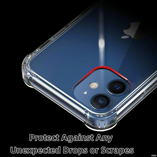 Totill iPhone 12 Mini tok, 1 darab telefontok 3 darab edzett üveggel, puha TPU
