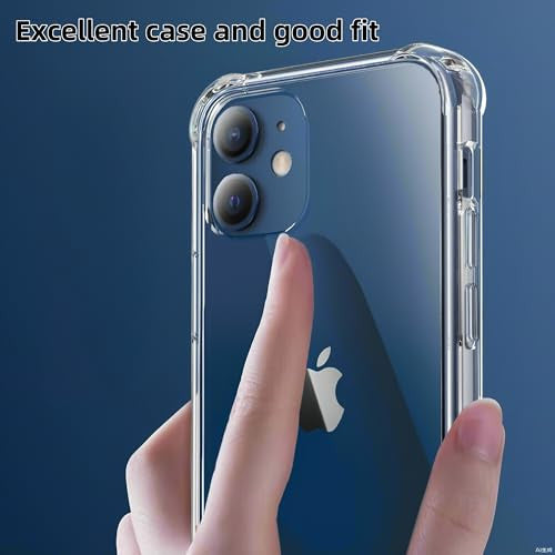 Totill iPhone 12 Mini tok, 1 darab telefontok 3 darab edzett üveggel, puha TPU
