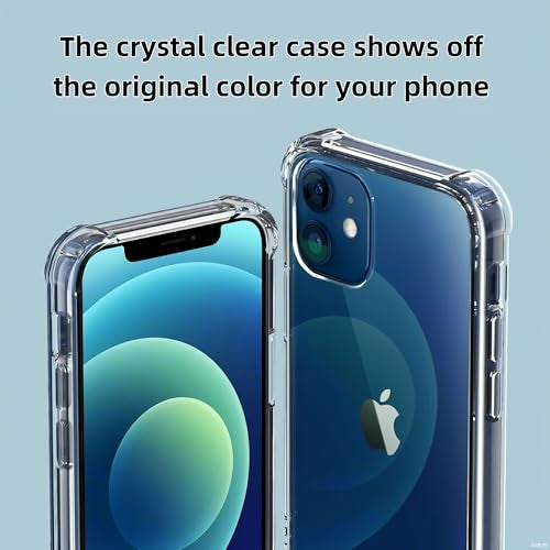 Totill iPhone 12 Mini tok, 1 darab telefontok 3 darab edzett üveggel, puha TPU